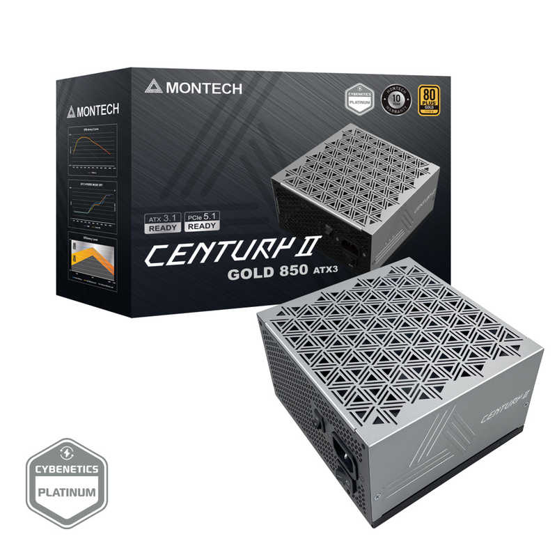 MONTECH　［850W / ATX / 80PLUS Gold］　CENTURYII850W