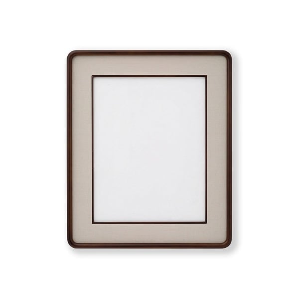 角が丸い 色紙額 隅丸布マット色紙 4号 333×242mm グレー 日本製 布マット 木製 フレーム 色紙額縁 額 額縁