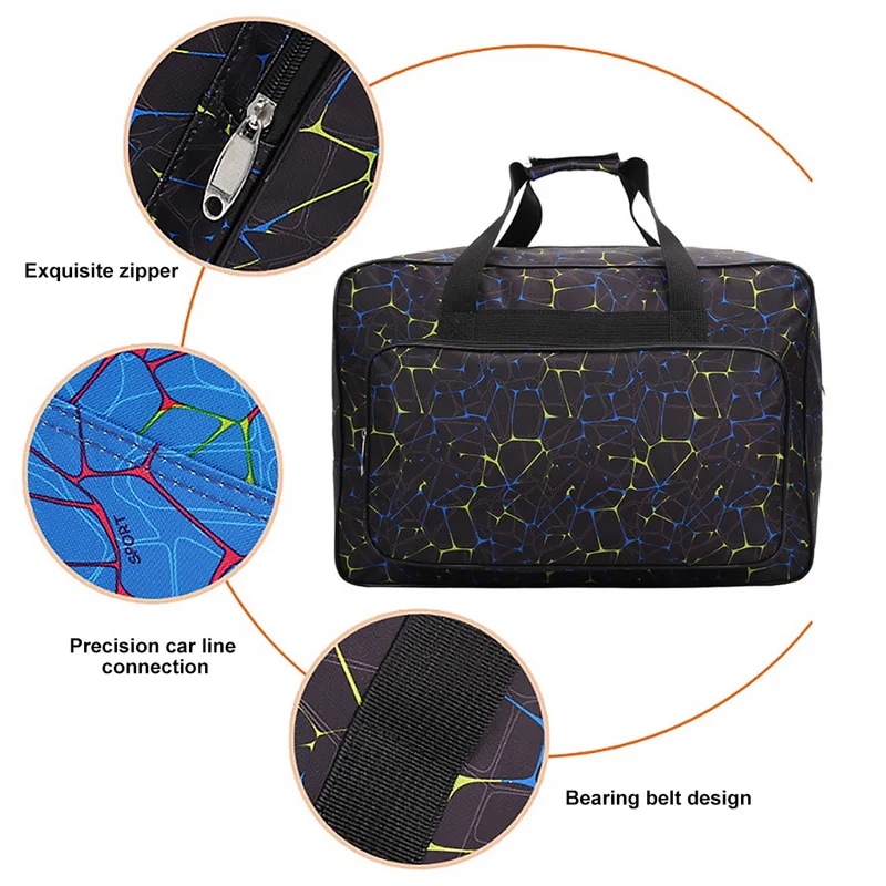 大容量ミシン収納ハンドバッグ女性スポーツフィットネスキャリーバッグナイロンミシンキャリーケース4色2サイズ