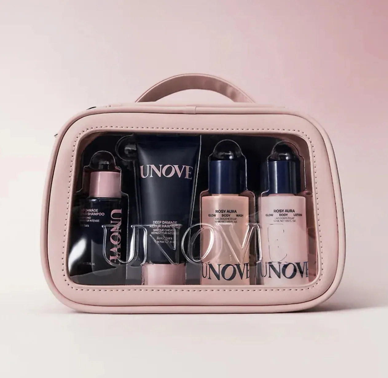 Qoo10] UNOVE ヘア&ボディ トラベルキット 4種セット