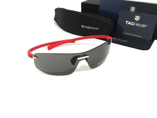 タグホイヤー サングラス シールドレンズサングラス メタル×ラバー TH5101 ルージュ グリス 伊達メガネ だてめがね 伊達眼鏡 ブランド 運転 ドライブ アイウェア【本物保証】