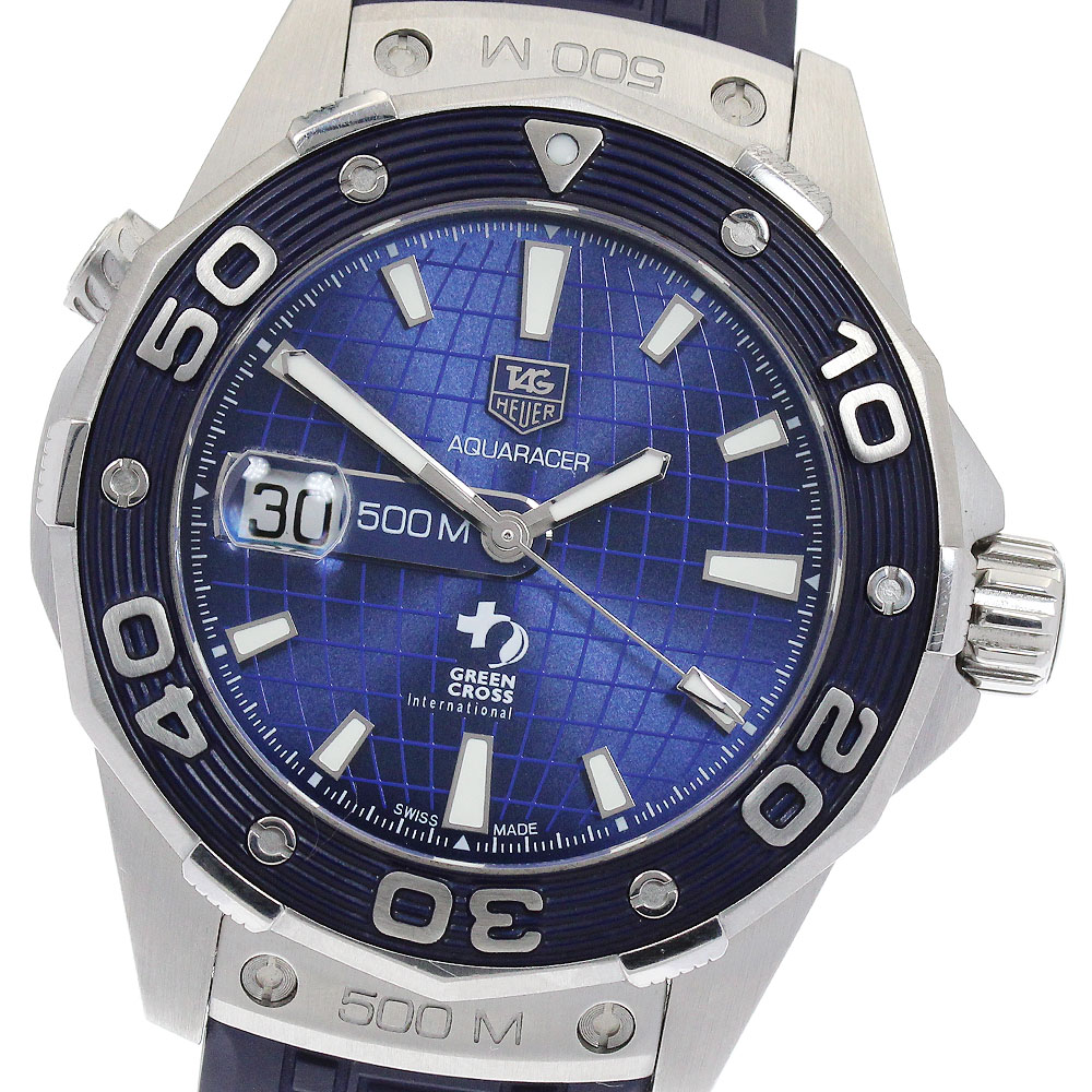 タグホイヤー TAG HEUER WAJ2116 アクアレーサー ディカプリオ 世界1600本限定 自動巻き メンズ 保証書付き_885254【中古】