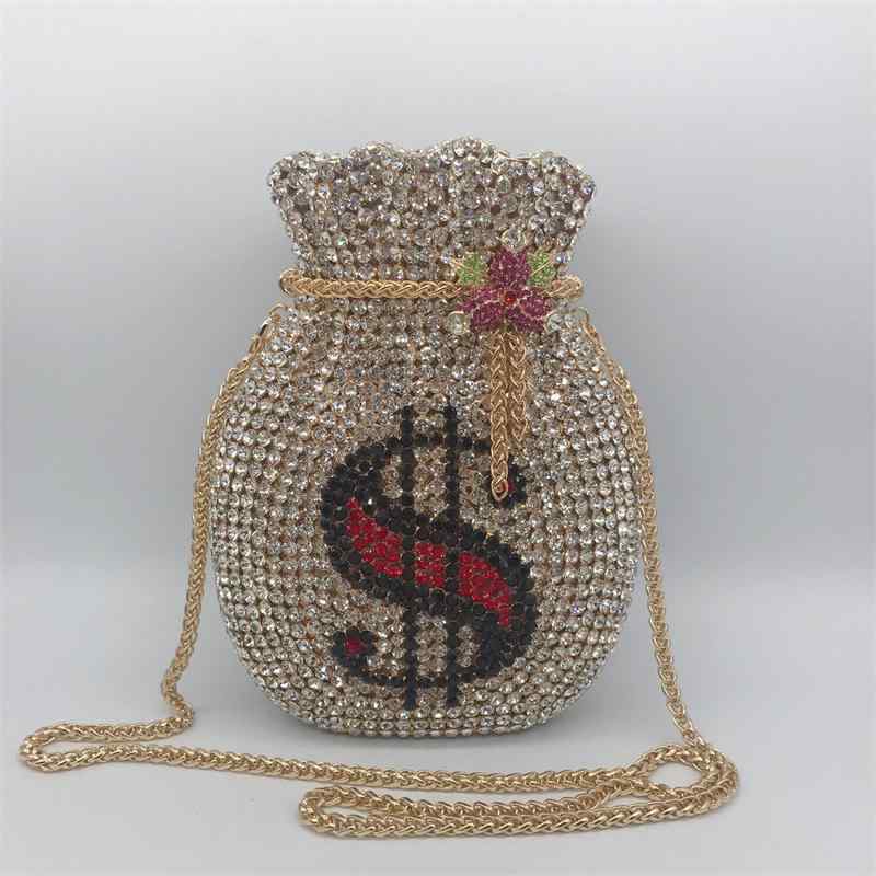 レディース 鞄 カバン バック ファッション オシャレ アイテム 小物 ディナーバッグ 立体 財布 バッグ パーティー クラッチバッグ チェーン ショルダー バッグ