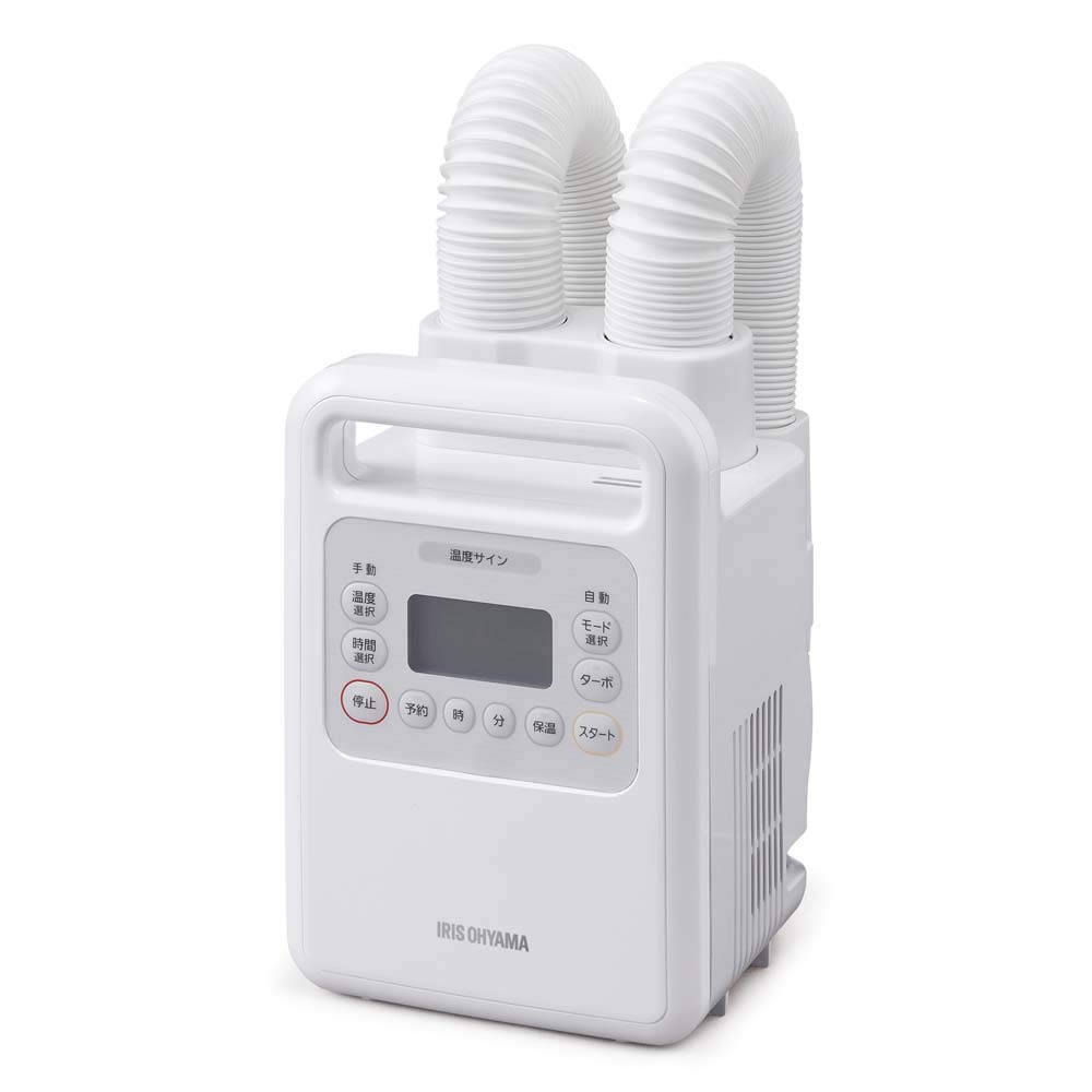 【ハイパワーモデル】アイリスオーヤマ ふとん乾燥機 ターボモード搭載 ダニ退治 ツインノズル 80cmロングホース 5分速暖 FK-WH1