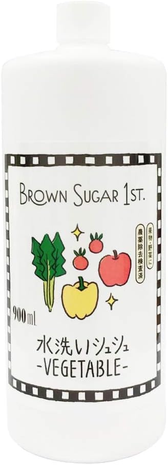 水洗いシュシュ 農薬除去・除菌 野菜洗いスプレー詰替え用 900ml×3本 (ベジタブル 詰替え用ボトル) アルコールフリー