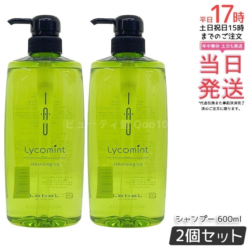 【お得2個セット】ルベル IAU イオリコミント クレンジング icy 600ml