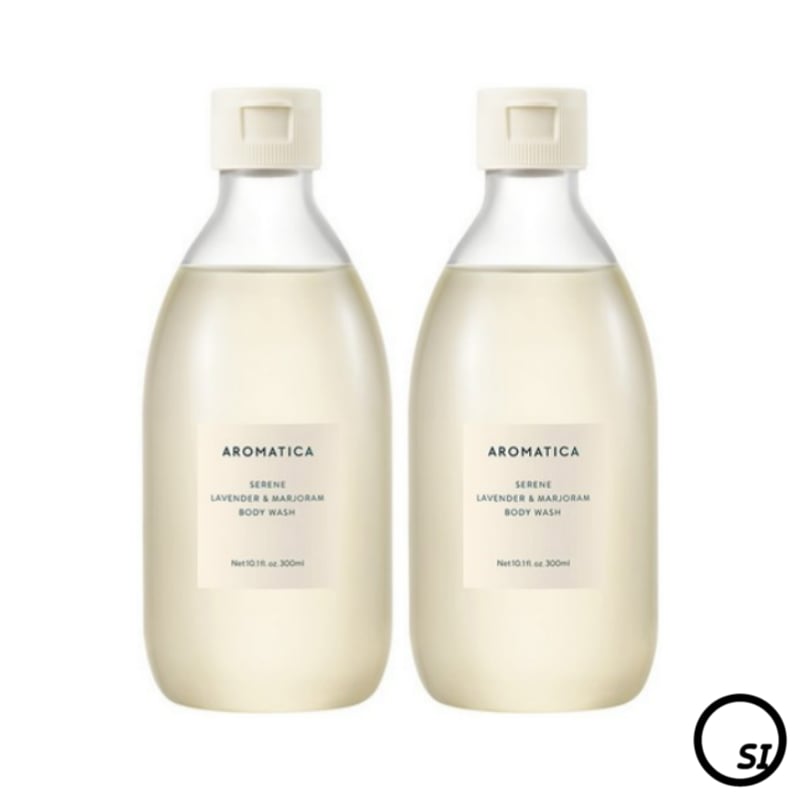 【1+1】サーレン エッセンシャルオイル ボディウォッシュ ラベンダー マジョラム 300ml x 2個