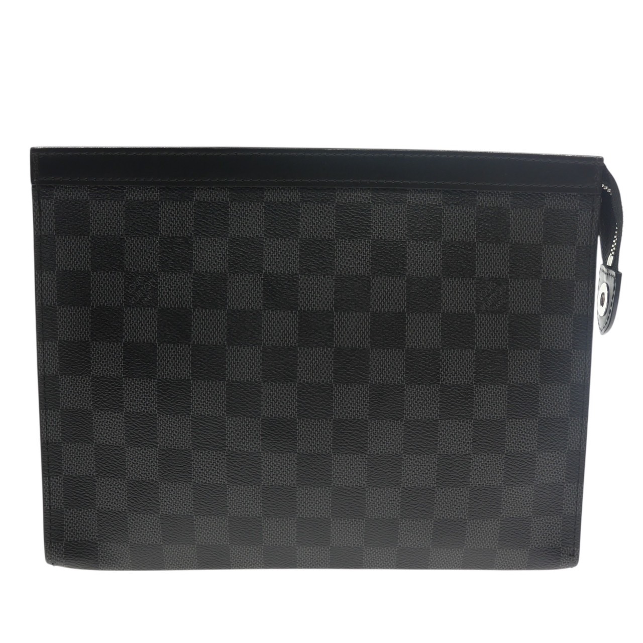 【美品】ダミエグラフィット ポシェットヴォワヤージュ クラッチバッグ セカンドバッグ N41696 ICチップ メンズ