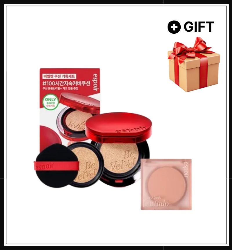 ビーベルベット カバー クッション SPF42 PA ++(+ チークプレゼント)