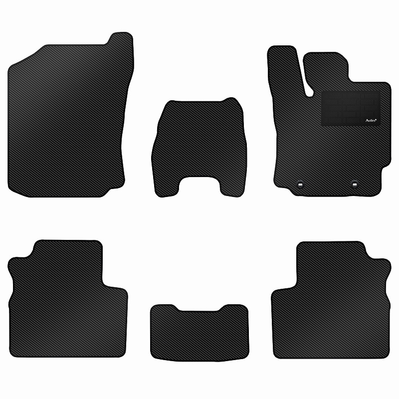 [防水マット]トヨタ パッソ 30系 後期 フロアマット [カーボン柄]
