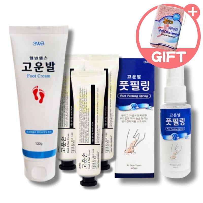 Qoo10] 3WB [韓国薬局人気]角質ケアセットきれいな手