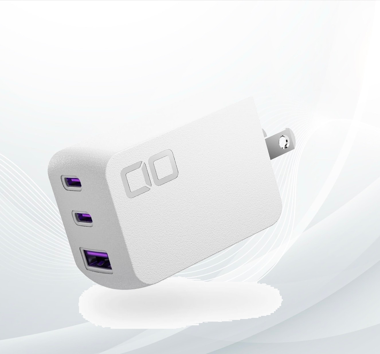 CIO NovaPort TRIO 65W USB-C ×2+A 急速充電器 世界最小級 NovaIntelligence NovaEngine搭載 ACアダプター 3ポート 2C1A USB typ