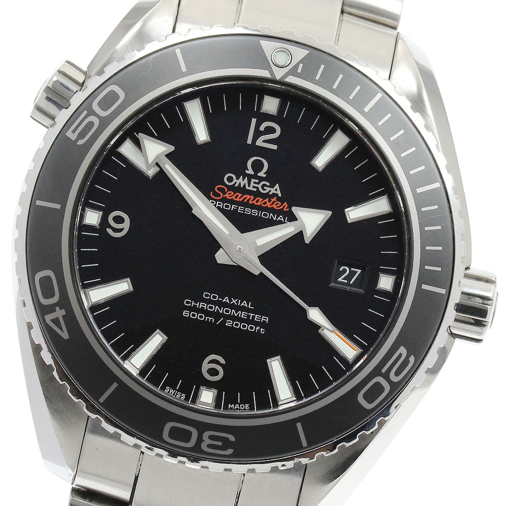 オメガ OMEGA 232.30.46.21.01.001 シーマスター プラネットオーシャン デイト 自動巻き メンズ 良品 _889857【中古】