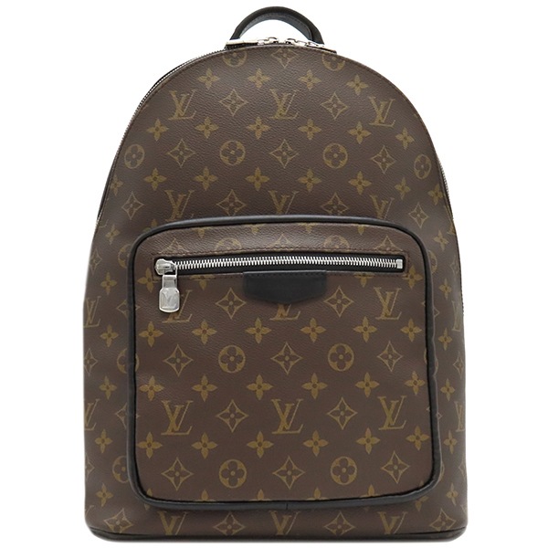 ルイヴィトン LOUIS VUITTON リュック・デイパック ジョッシュ NV モノグラムマカサー モノグラムマカサー シルバー金具 茶 M45349 DR1211【中古】