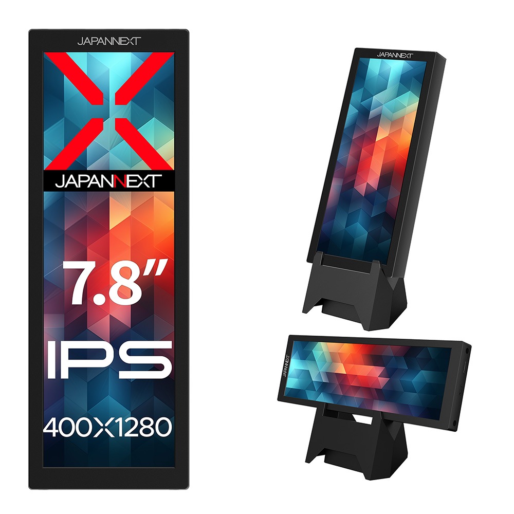 JAPANNEXTジャパンネクスト 液晶ディスプレイ(7.8型/IPS(ADS)/400×1280/60Hz/35ms)(ブラック) JNMDIPS7842