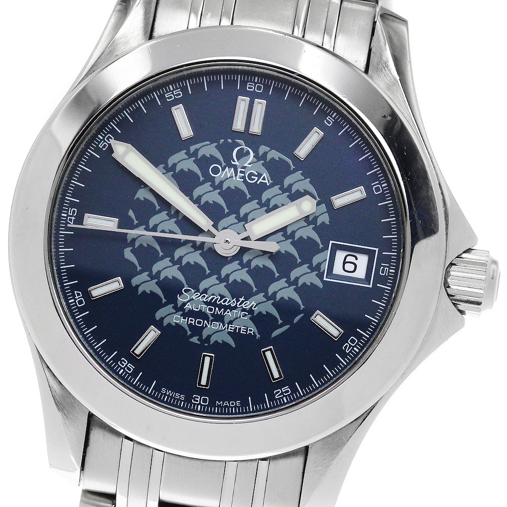 オメガ OMEGA 2508.80 シーマスター120 ジャックマイヨール 2002年限定 自動巻き メンズ _820086【中古】