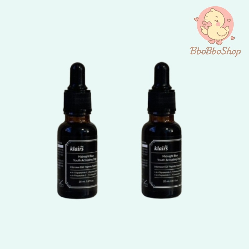 EGFアンプルミッドナイトブルーユースアクティブドロップアジュレンアンプル水分鎮静セラム20ML + 20ML