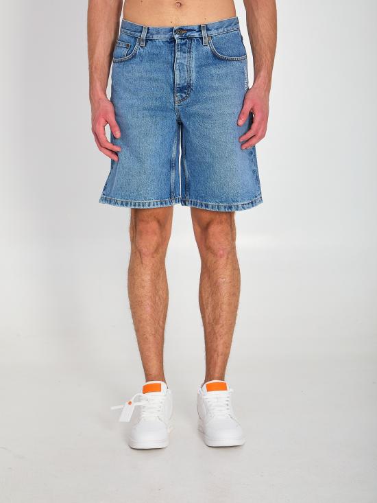 OFF WHITE Men Shorts OMYC028S26 BLUE