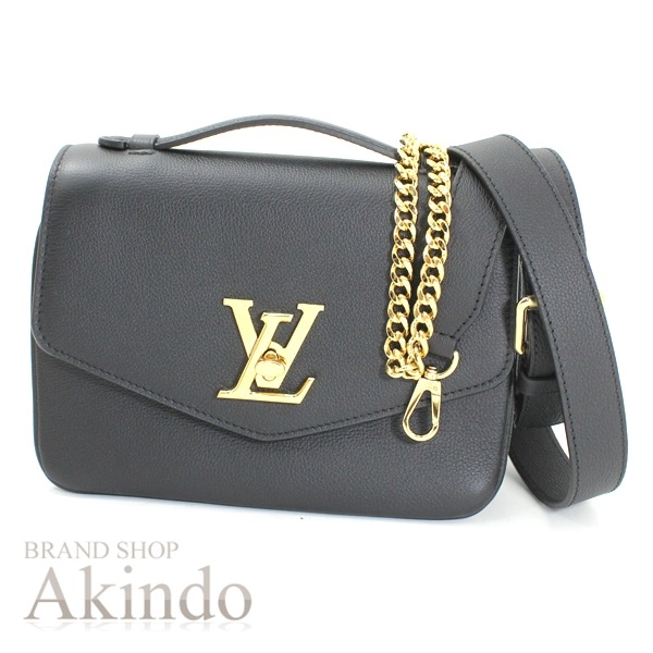 【新品】ルイヴィトン ショルダー・ハンドバッグ オックスフォード・ロックミー LVロゴ レザー 本革 ブラック 黒 3Wayバッグ M22735 レディース LOUIS VUITTON 斜め掛け 肩掛