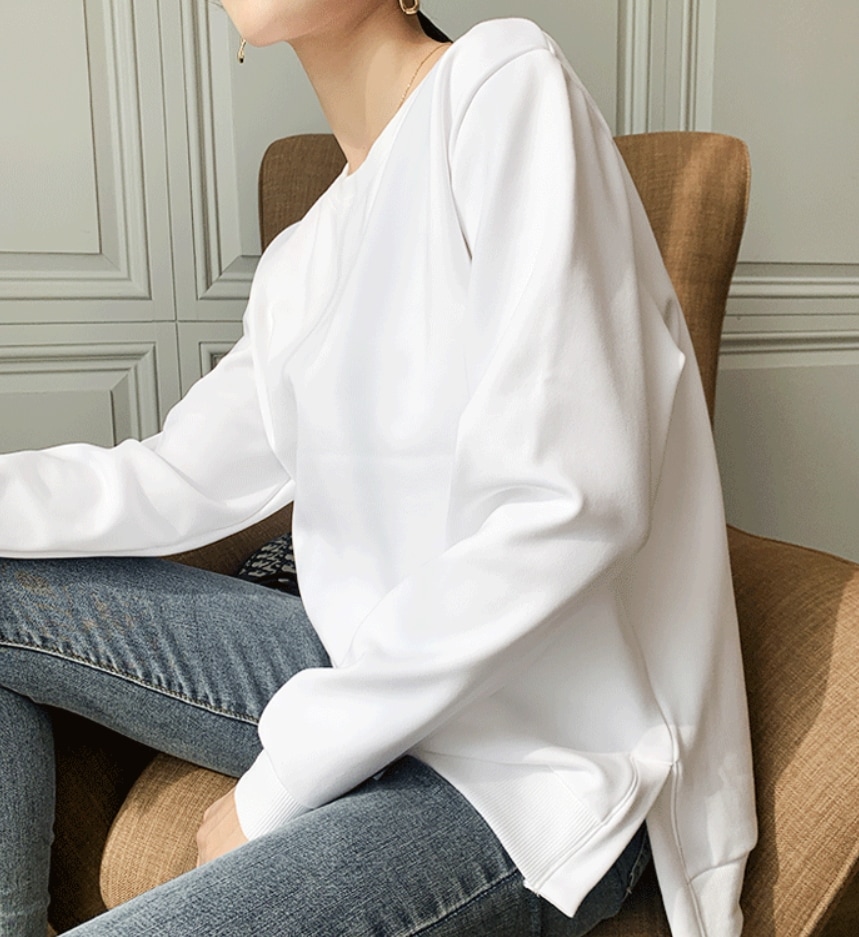 トップス デート モテアイテム トレーナー スェット 長袖 Uネック コットン 大人可愛い きれいめ 上品 おしゃれ かっこいい 大人可愛い ラブリー キュート ガーリー クール モード系 セクシー