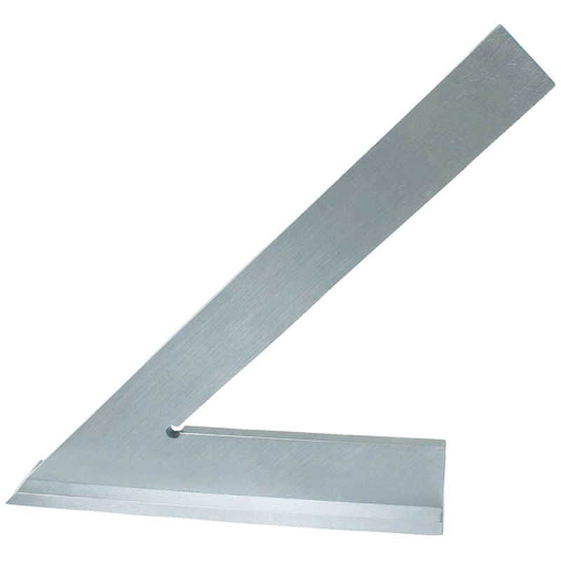 大西測定　角度付台付定規(45度)　156A100