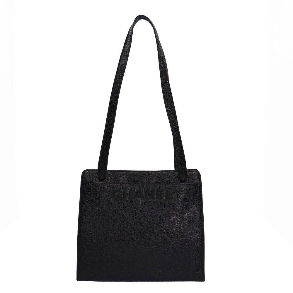 シャネル CHANEL トートバッグ ブラック レディース 中古