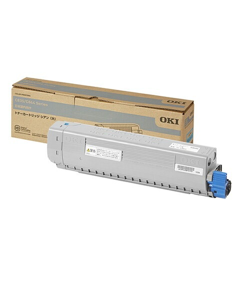 OKI [TC-C3BC2GF] GFトナーカートリッジ シアン(大)(C844dnw/835dnw