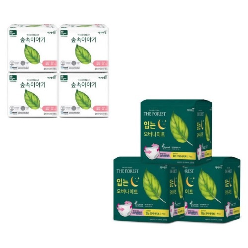 予知美人森の物語 ビオセル生理用ナプキン中型16Px4パック+着るオーバーナイト7Px3パック