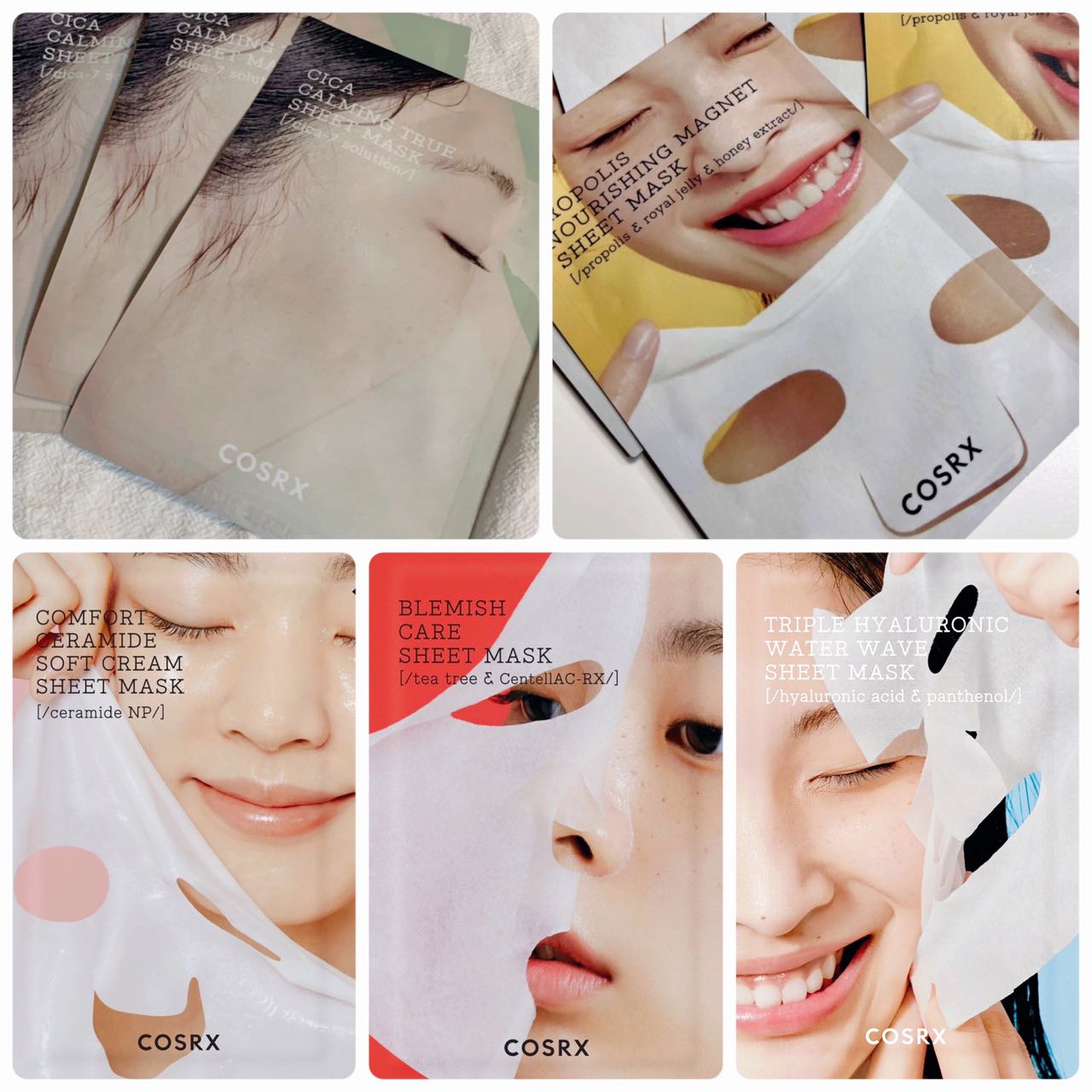 [20枚] フルフィット プロポリス ナリッシングマグネットシートマスク(4種類)