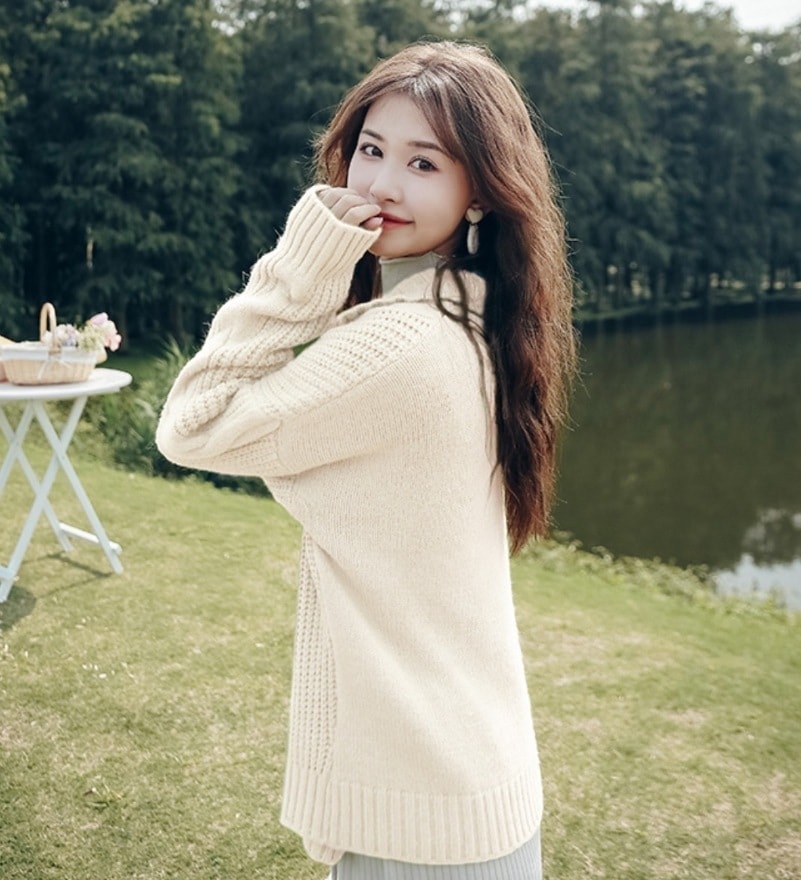 アウター デート モテアイテム カーディガン 長袖 ケーブルニット ウール 可愛い きれいめ 上品 おしゃれ かっこいい 可愛い ラブリー キュート ガーリー クール モード系 セクシー