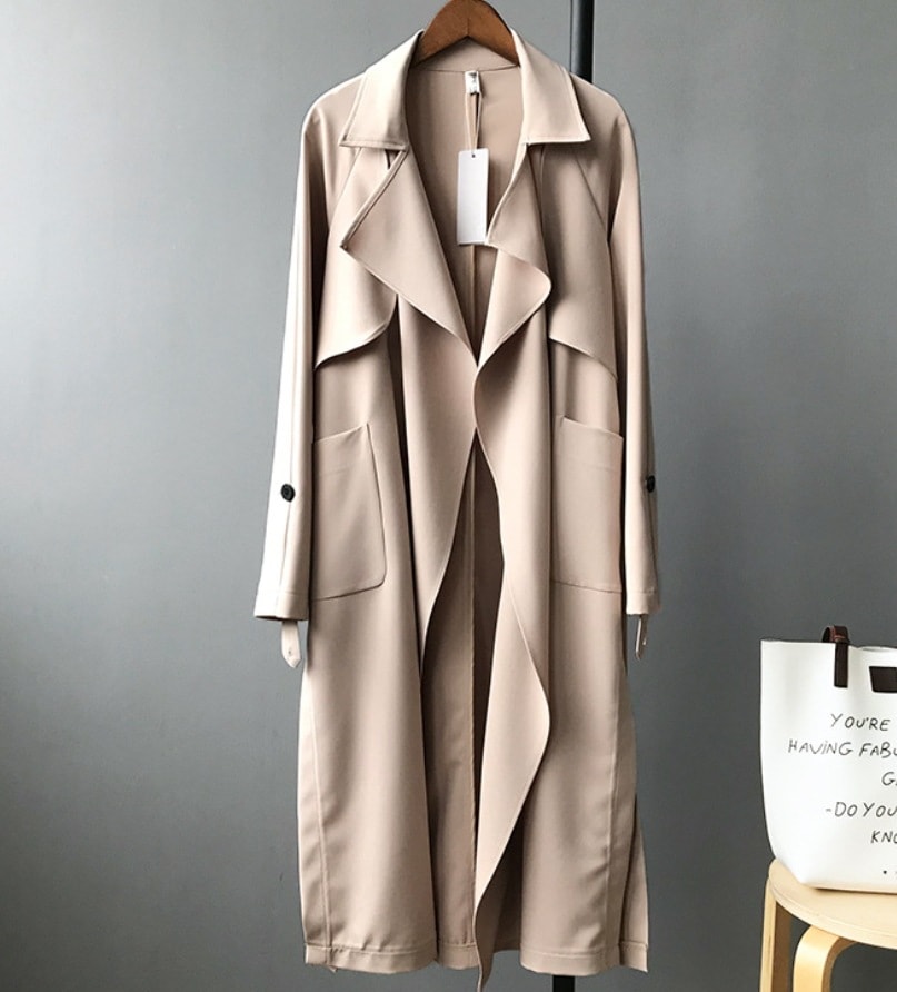 アウター デート モテアイテム ロングコート トレンチコート 長袖 可愛い きれいめ 上品 おしゃれ かっこいい 可愛い ラブリー キュート ガーリー クール モード系 セクシー エレガント