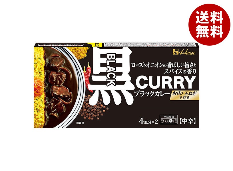 ハウス食品 ブラックカレー 中辛 174g＊10個入＊(2ケース)