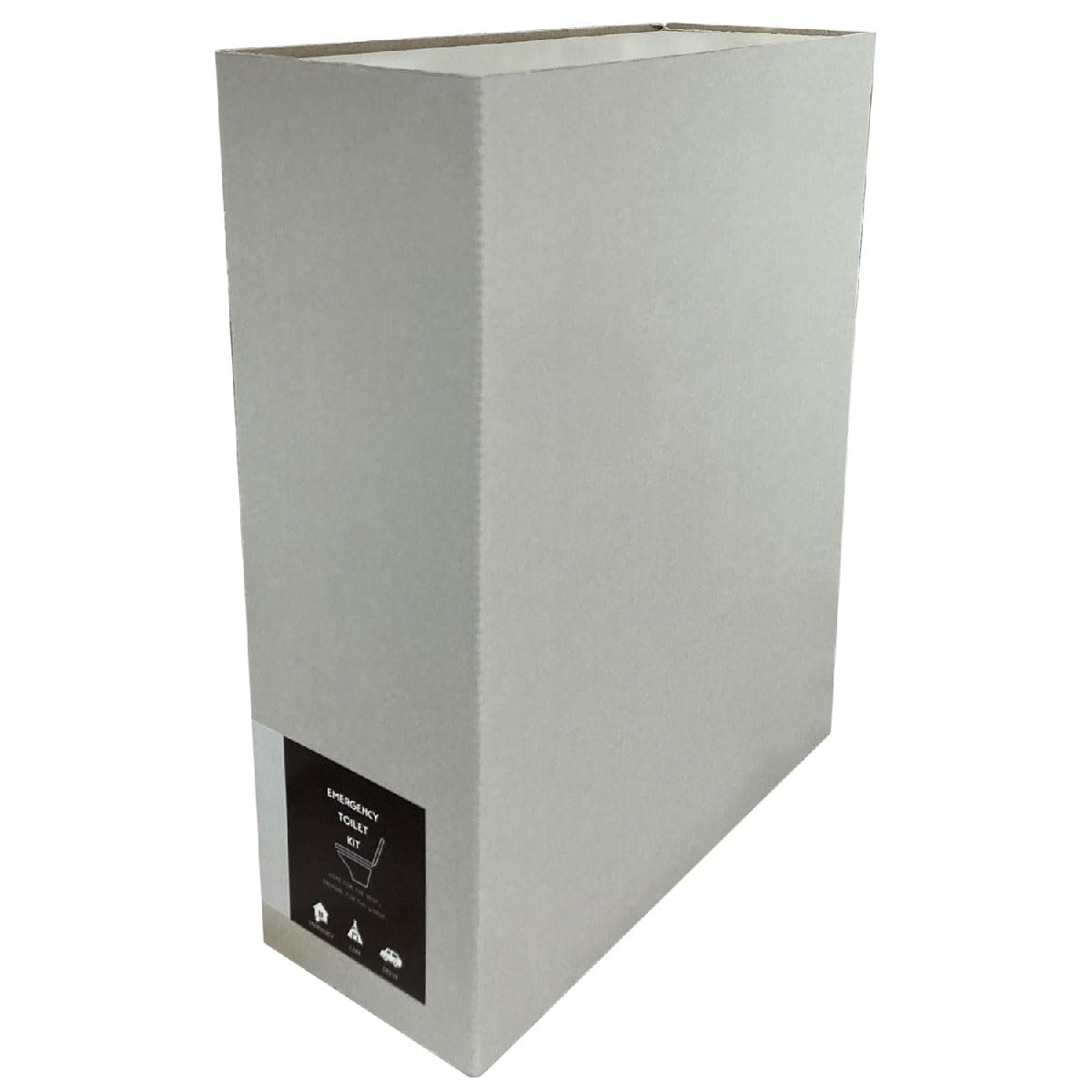 東洋ケース 緊急用トイレキット (60個入) グレー W23.5 D9.5 H30cm ETK-03-GY