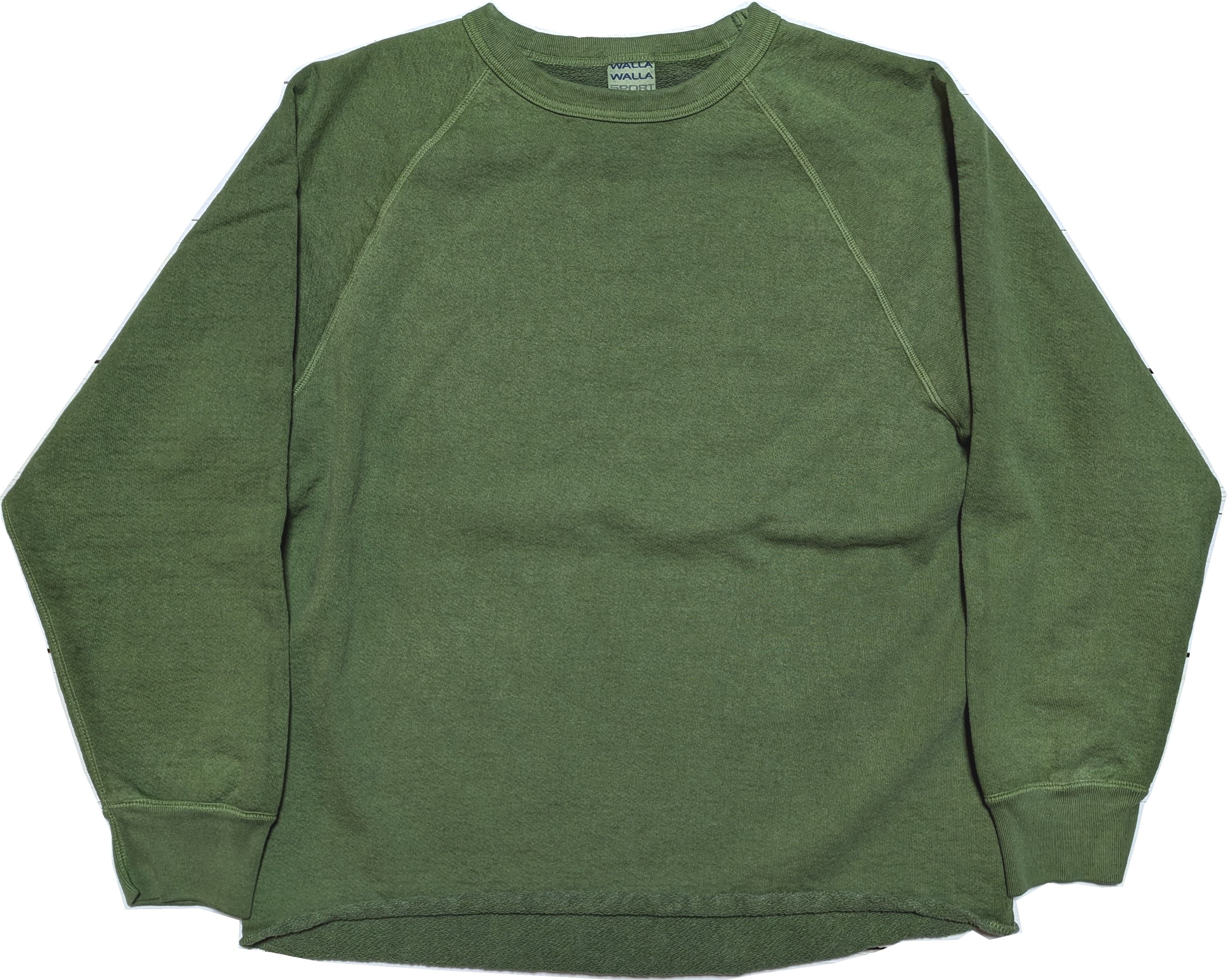ピグメント ダイ 13オンス クルー グラスグリーン メンズ スウェットシャツ 日本製 PIGMENT DYE 13oz CREW GRASS GREEN 039パーカー・トレーナー