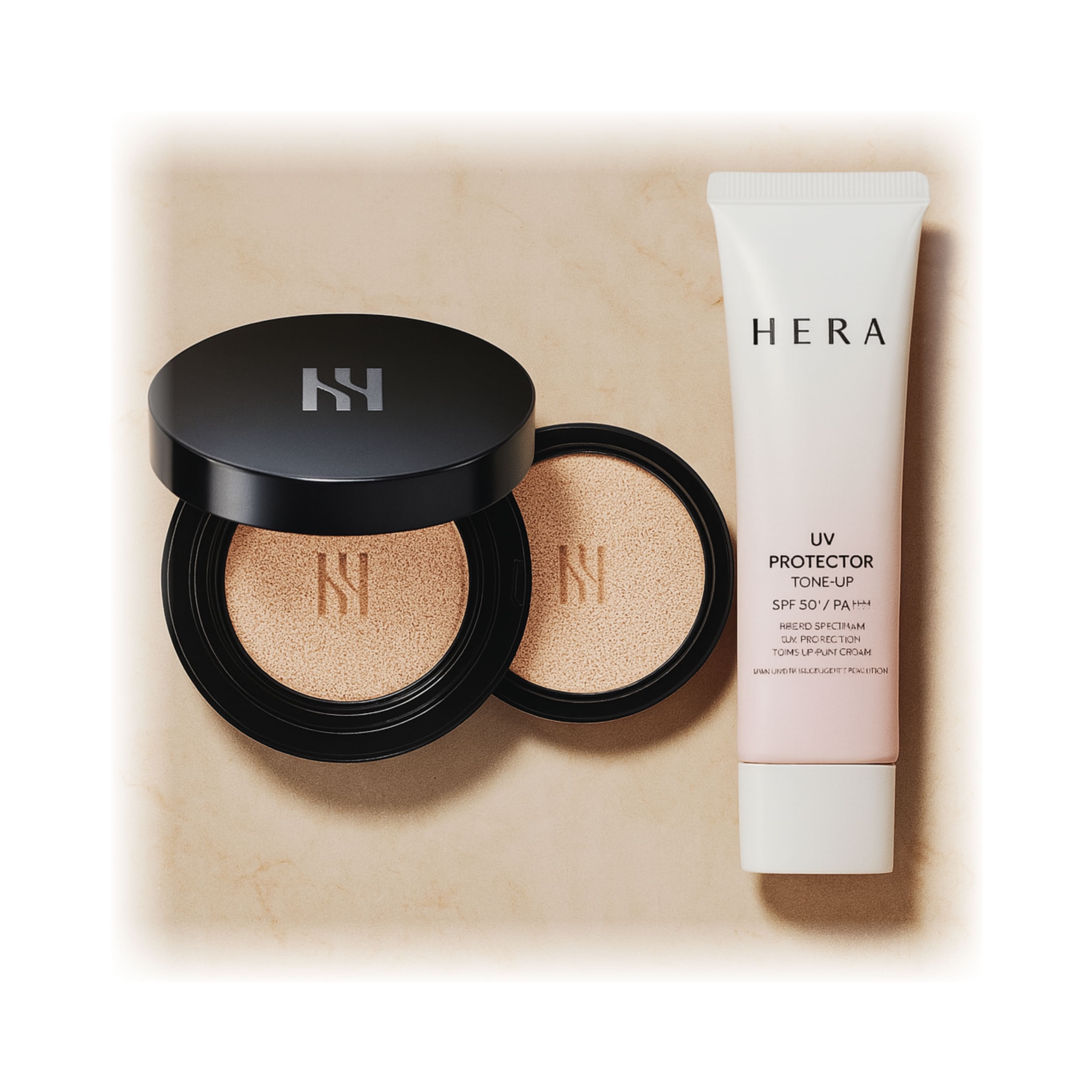 [正規品]ヘ ラブラッククッションファンデーション デュオ15g×2 + UVプロテクタートーンアップ50ml,韓国コスメ,クッション,日焼け止め付き 11,607円