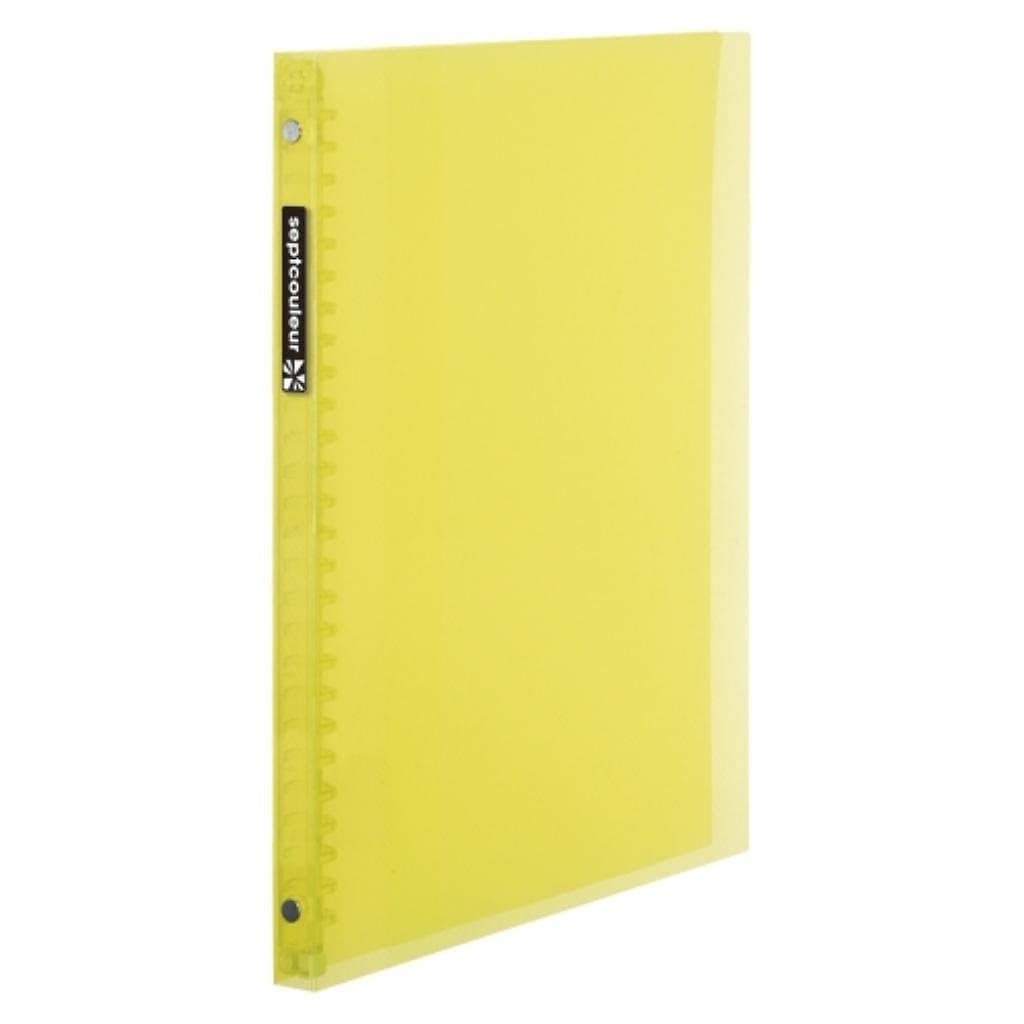 （まとめ買い）セプトクルールファイルノートB5薄型 イエロー F007B-04 00027827 [x10]