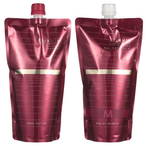 ミルボン プラーミア エンリッチド シャンプー 400mL トリートメント M 400g 詰め替え セット