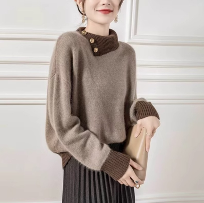 トップス デート カットソー ニットソー セーター 袖あり 長袖 タートルネック かわいい 大人可愛い きれいめ シンプル カジュアル 大人 上品 おしゃれ お洒落 かっこいい レトロ 大人女子