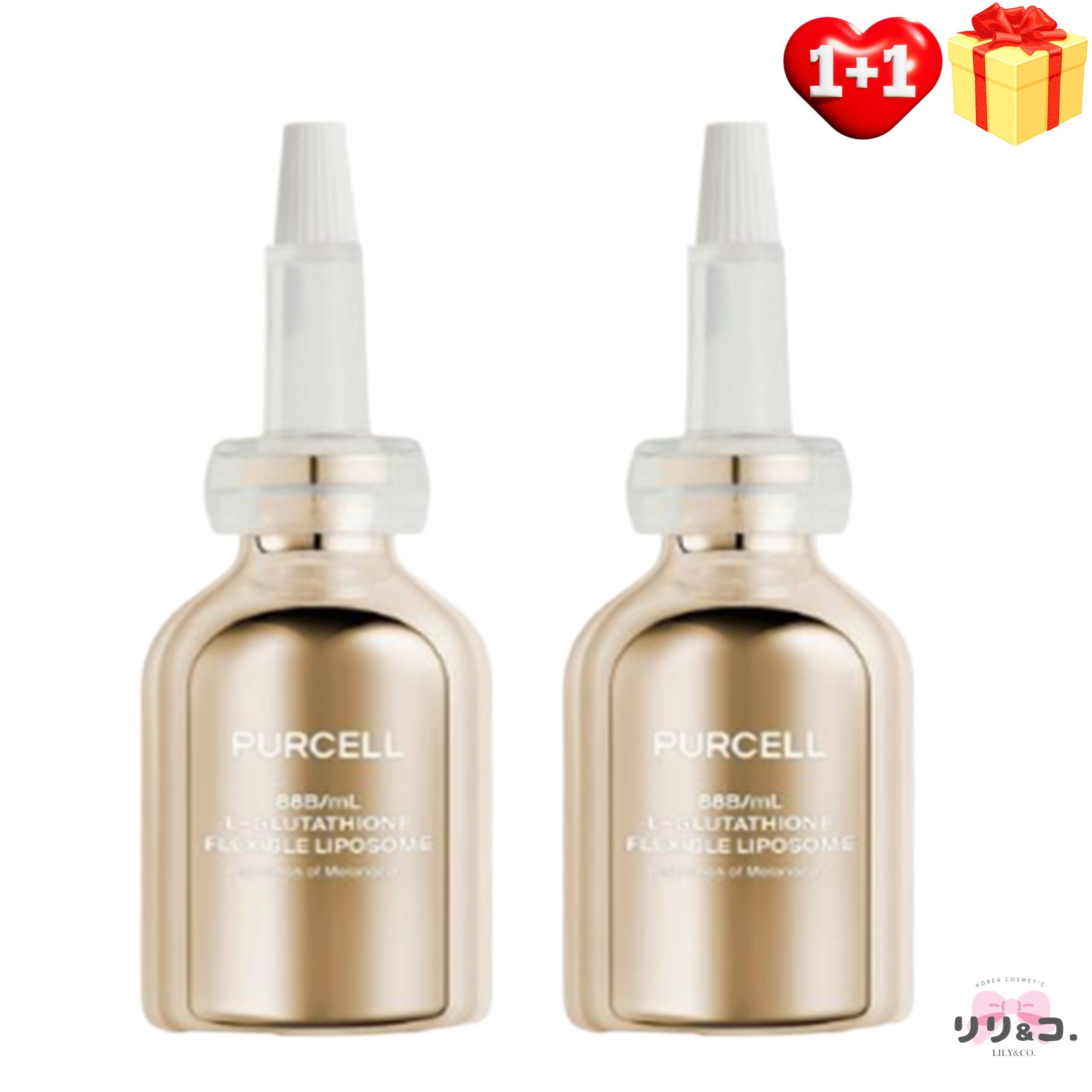 [シミ取り人気 1+1] 880億/mL グルタチオン フレキシブル リポソーム 20ml ×2本セットトーンアップ グルタチオン美容液 シミ取り ツヤ肌 くすみ リポゾーム ハリツヤ 透明感 韓