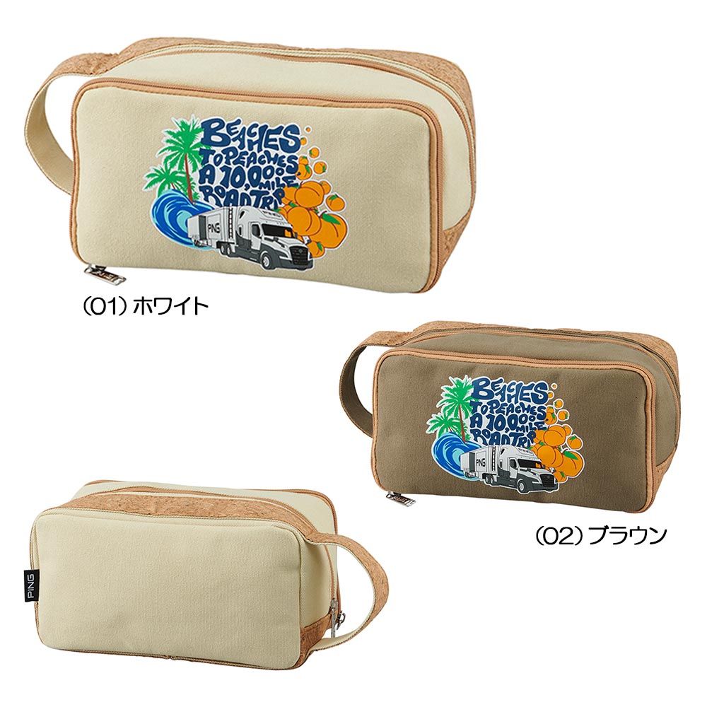 PING Beaches to Peaches ラウンドポーチ GB-C212 35521『限定品』