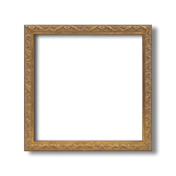 角額正方形額深みのある額壁掛けひもアクリル付8201 200角（200200mm）アンティークゴールド