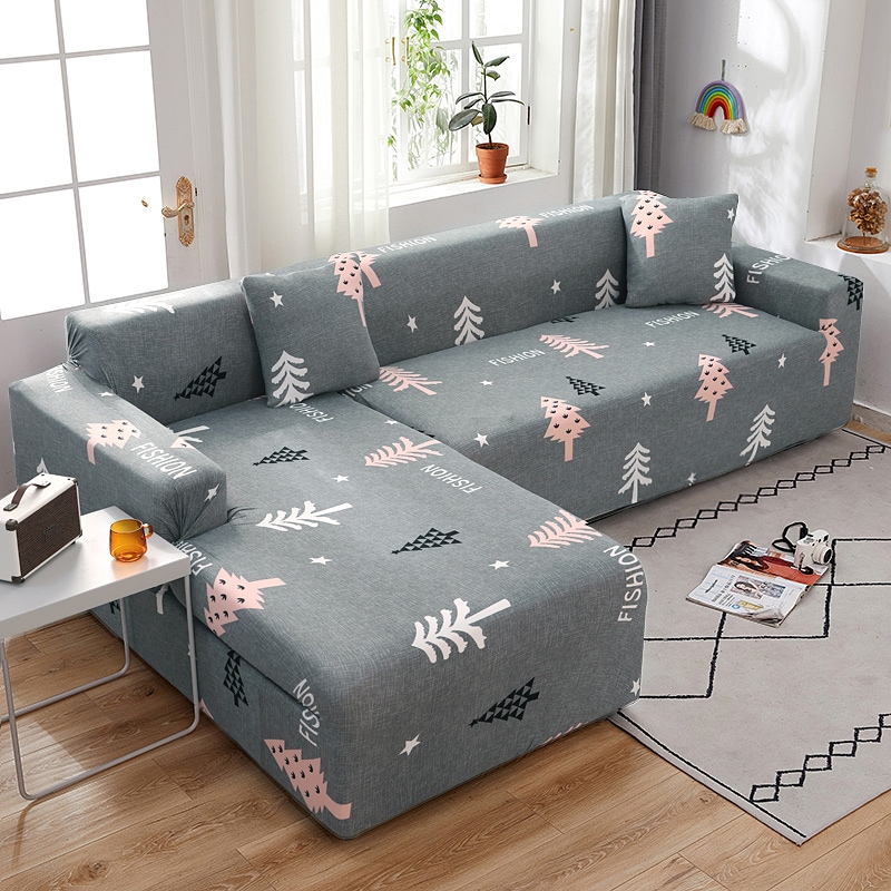 1枚枕カバー贈りソファーカバー ストレッチ 1-4人掛け 肘付き 北欧 おしゃれ シンプル 洗える リビング 家具 洗濯機で丸洗いOK L字カウチ対応 四季兼用 ソファー保護 洗濯機OK