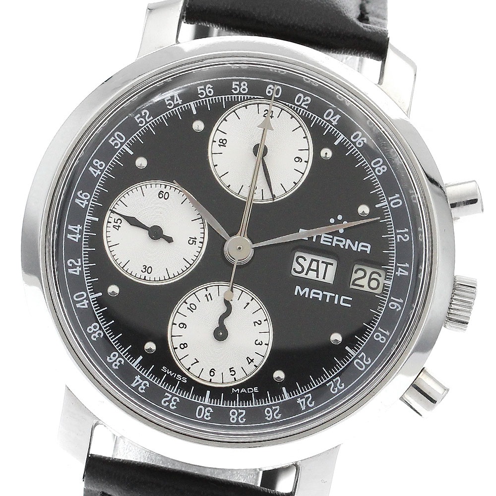 エテルナ Eterna 684.2169.41 エテルナマテッィク デイデイト 自動巻き メンズ _902936【中古】