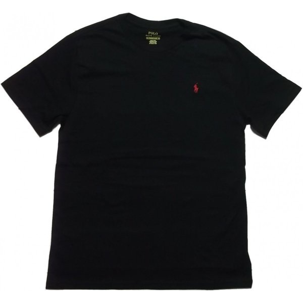 ボーイズサイズ 半袖 ワンポイント Tシャツ ブラック boys PR2-1276