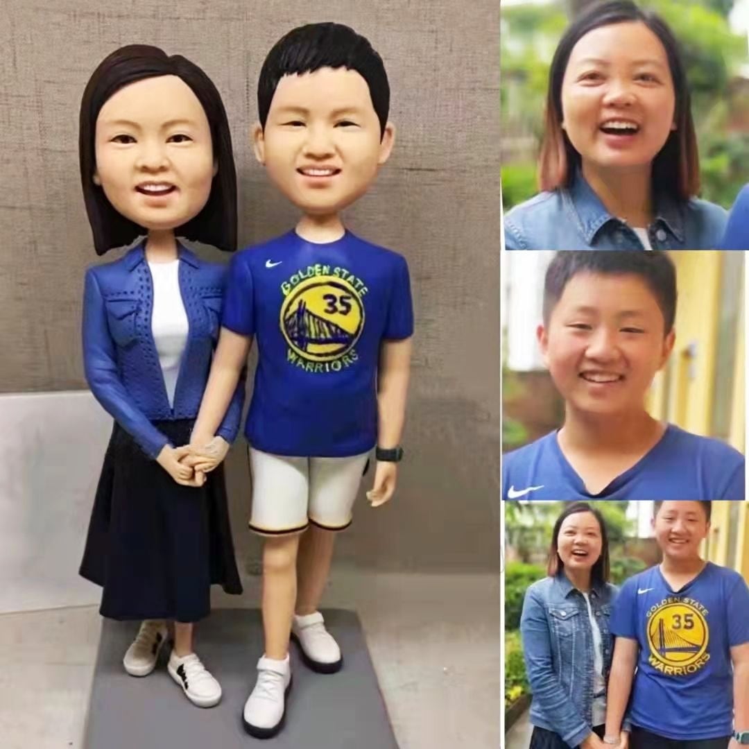 【オーダーメイド】3D肖像画 似顔絵 人形 フィギュア 結婚祝い 周年記念日 カップル 彼氏 彼女 夫婦 両親 贈呈品 記念品