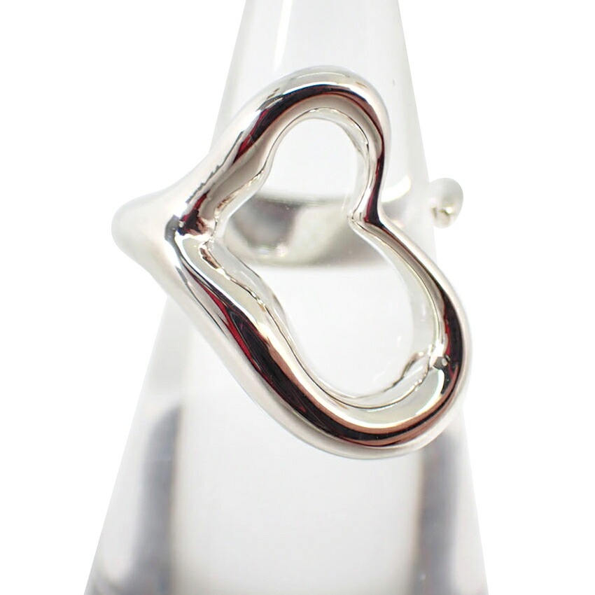 【中古】TIFFANY/ティファニー 925 オープンハート リング 8号[g364-29]