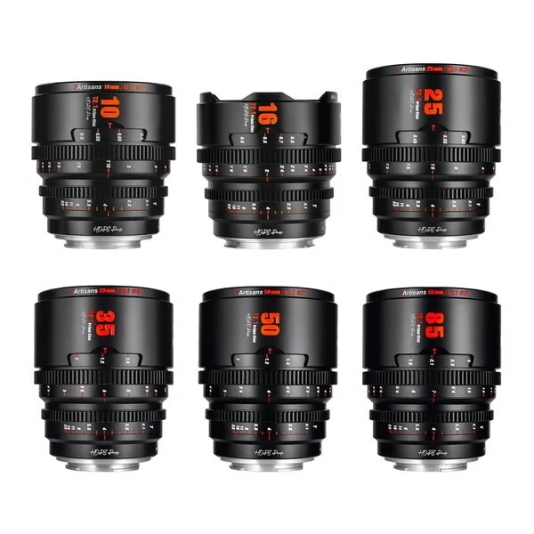 7A-HP6SET-E-B ブラック HOPE Prime 単焦点レンズ 6本セット (ソニーEマウント)