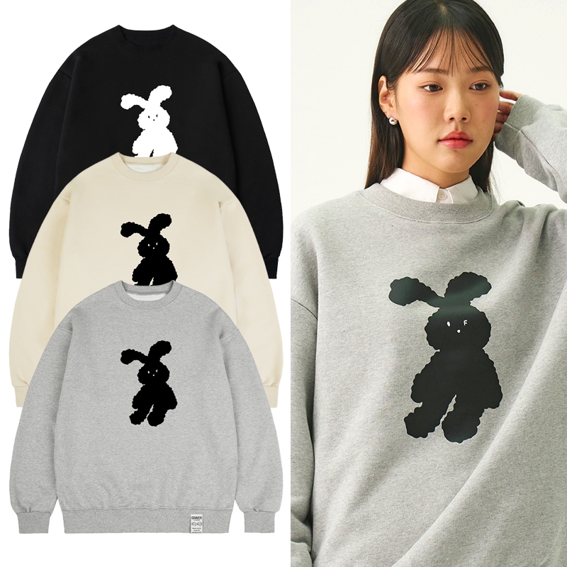 [UNISEX] Big Rabbit Man to Man_3color