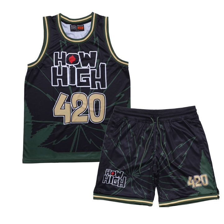 REASON × HOW HIGH 上下セット ブランド ノースリーブ タンクトップ ハーフパンツ メンズ 春夏用 黒 大きいサイズ ハウ ハイ 映画 ビー・バッド・ボーイズ