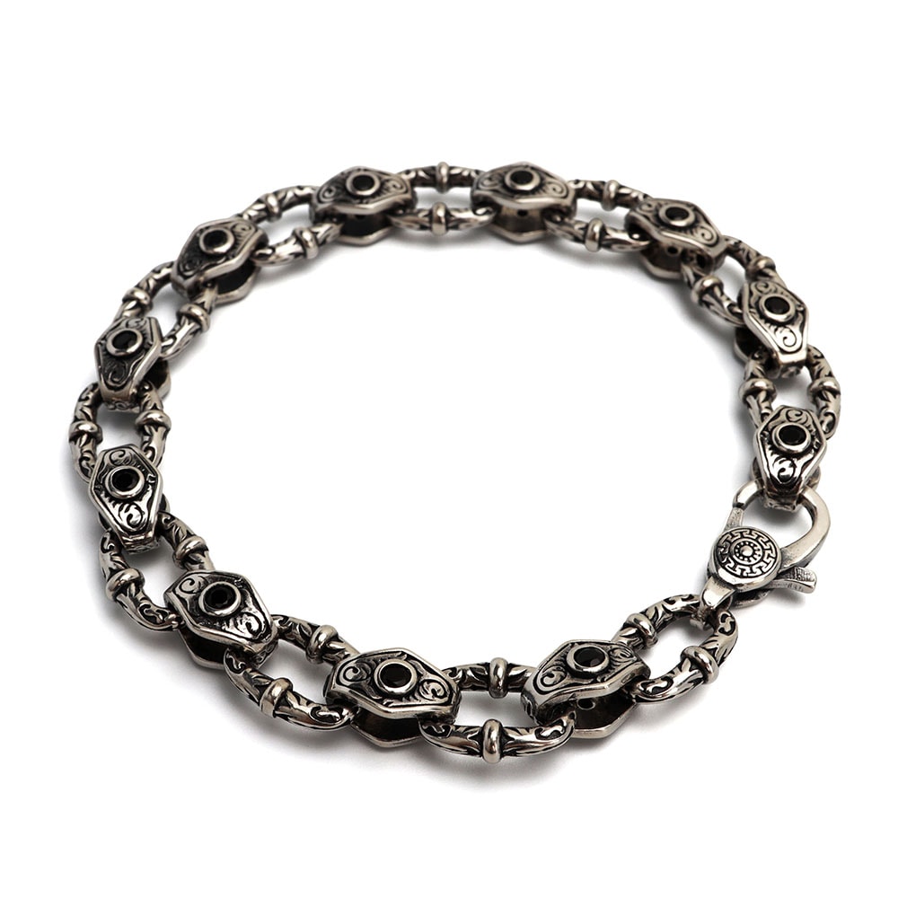 シルバー925 唐草ブレスレット [bs235]